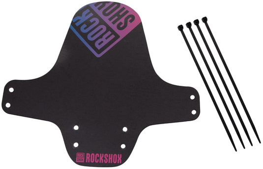 Rockshox steekspatbord fender clip-on fender rs black pink offblue
