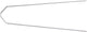 Curana schutzblechstrebe fender stay 65 370mm v-form
