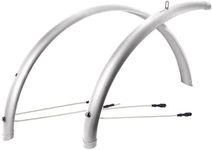 Contec spatbordset splash protect ct fender splash prot. 28 54mm silver shiny