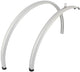 Contec spatbordset splash protect ct fender splash prot. 28 35mm silver shiny
