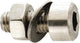 Fix-nippel binnenzeskantbout fix-nip.socket head screw sst m5x20mm allen key