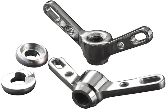 Brave classic vleugelmoer wing nut fr.wheel pair silver