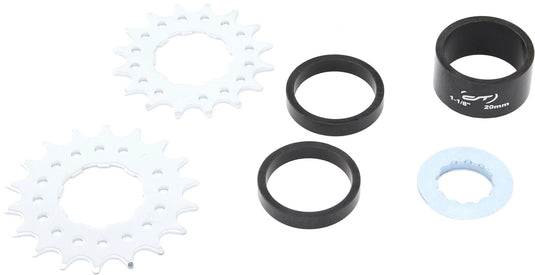 Contec singlespeed adapter ad-one speed ct adap. set ad-one speed for singlespeed 16 18t
