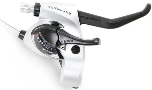 Shimano schakel- remhendel tourney tx st-tx 800 shim.shift br.lever tour. tx800 8sp 2f sil.