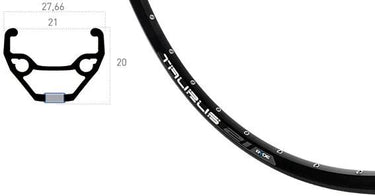 Ryde felge taurus 21 rims taurus 21 21-559 36l sw