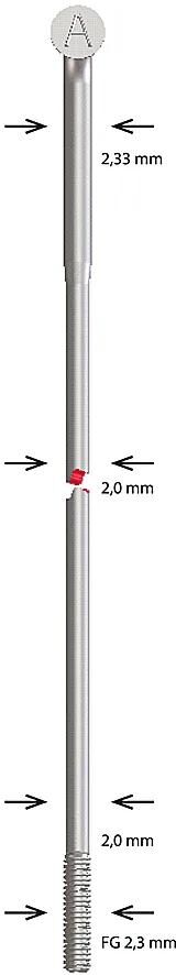 Alpina spaak spoke sst butted 2,34x296 mm
