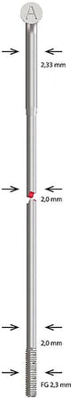 Alpina spaak spoke sst butted 2,34x296 mm