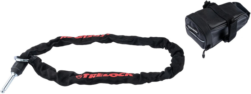 Afbeelding laden in galerijviewer, Trelock insteekketting zr 355 plug-in chain zr355 150cm + saddle bag
