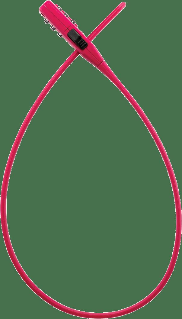 Afbeelding laden in galerijviewer, Trelock zahlen-kabelschloss strap it cable tie clamp strap it pink

