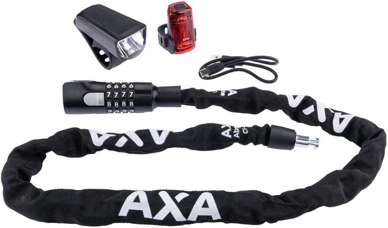 Afbeelding laden in galerijviewer, Axa lichtset absolute c5-90 dwn 50 safety set absolute c5-90 + dwn 50 set 3pcs.
