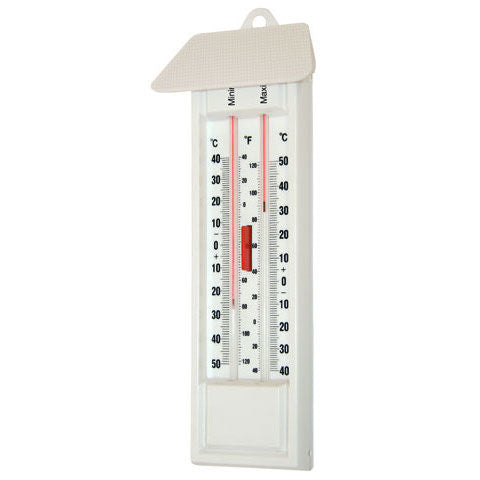 Kerbl maximum-minimum thermometer, kwikvrij