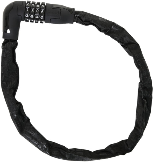 Contec cijfer-kettingslot powerloc ct comb.cha.lock powerloc 6mm x 75cm black