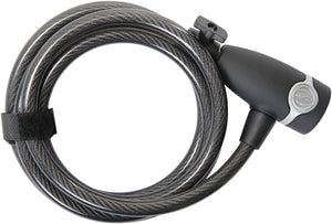 Contec spiraal-kabelslot ecoloc ct coiled cab.lock ecoloc 10mm x 185cm black