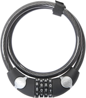 Contec cijfer-kabelslot ecoloc ct comb.cable lock ecoloc 12mm x 85cm black