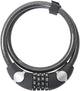 Contec cijfer-kabelslot ecoloc ct comb.cable lock ecoloc 12mm x 85cm black