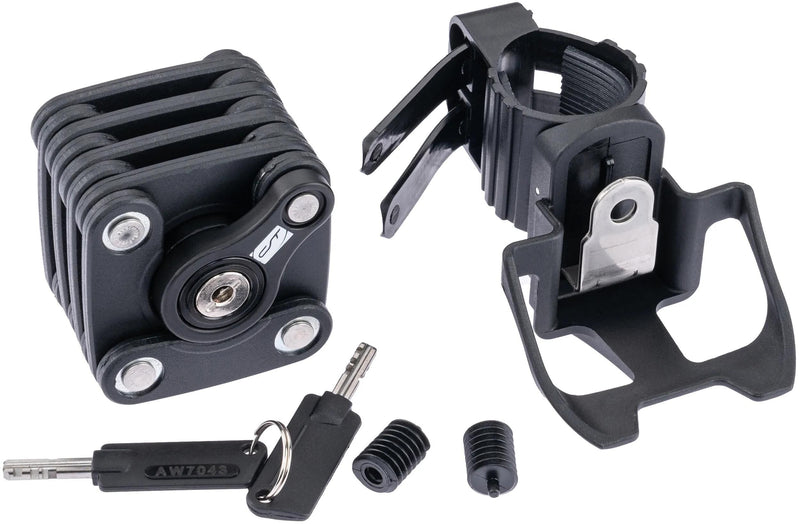 Afbeelding laden in galerijviewer, Contec vouwslot blocklock ct folding socket blocklo 64 cm, black
