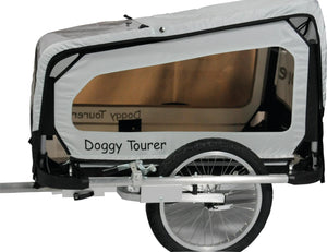Doggytourer fiets-hondenkar doggy tourer s dog trailer doggy tourer s sil. bl.