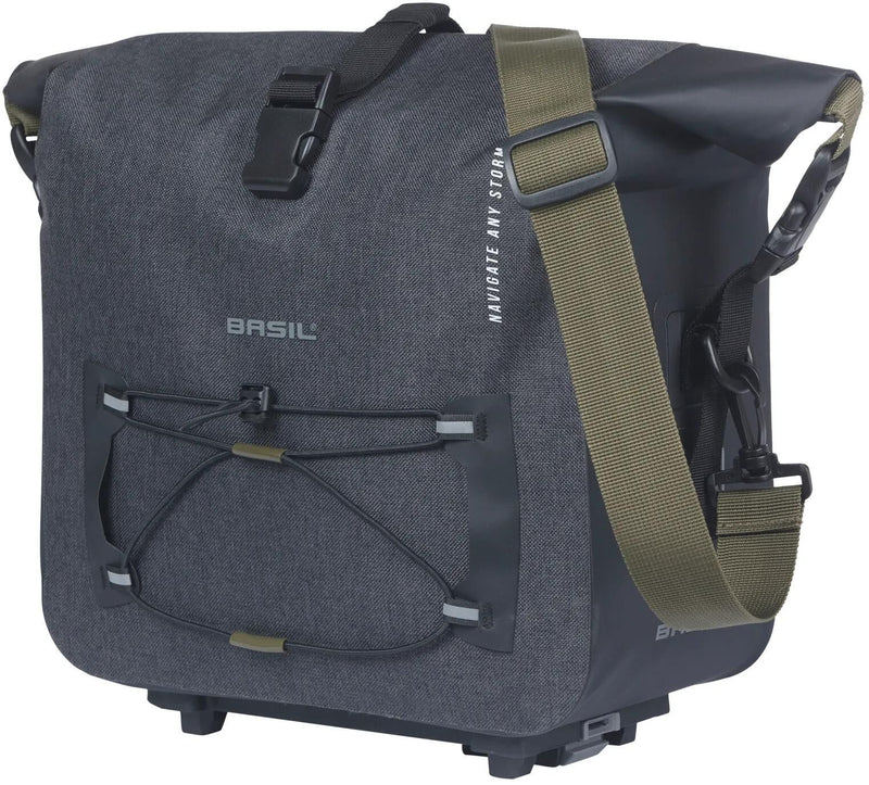 Afbeelding laden in galerijviewer, Basil gepäckträgertasche navigator storm trunkbag navigator storm mik 2.0 black
