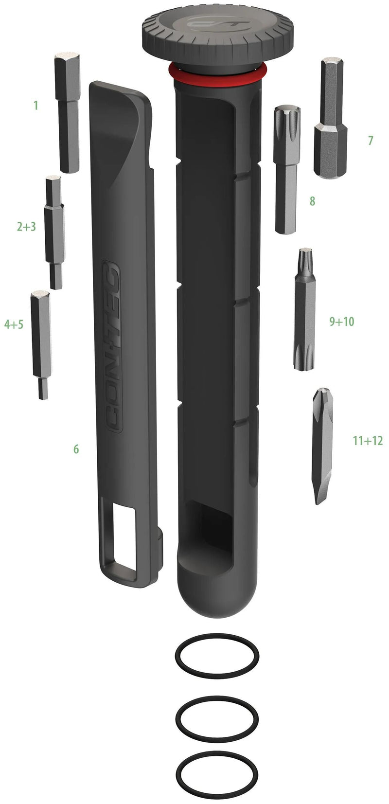 Afbeelding laden in galerijviewer, Contec multifunktionswerkzeug treasure bar dlx ct multitool treasure bar dlx 12 functions
