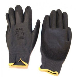 Handger. montage handschoenen medium 8 grijs-geel