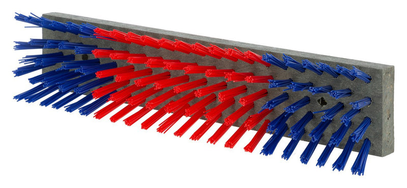 Afbeelding laden in galerijviewer, Producten veeborstel nylon blauw rood blauw 50x10cm
