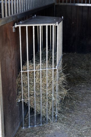 Afbeelding laden in galerijviewer, Abi producten hooiruif slowfeed plus voederbesparende ruif verzinkt
