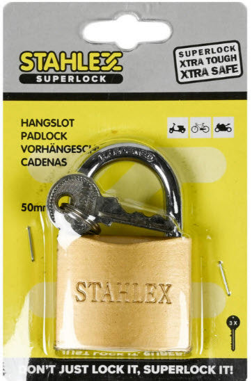 Afbeelding laden in galerijviewer, Producten hangslot superlock 50mm plus3sleutels
