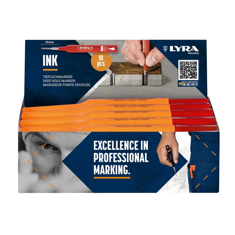 Afbeelding laden in galerijviewer, Lyra producten diepmarker merkstift rood
