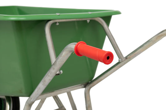 Mm producten kruiwagen 160liter poly verz onderstel ged 1 nml wiel