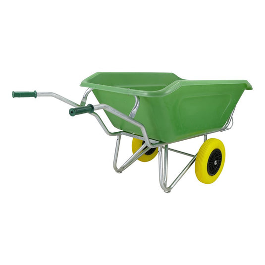Fort producten kruiwagen f s 350l groen verz onderstel 2 nmlwiel