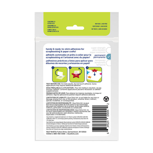 Glue dots • ultra-thin dots sheets 10mm