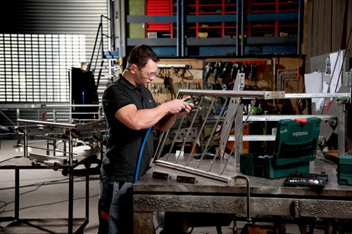 Afbeelding laden in galerijviewer, Metabo perslucht rechte slijper dg 25 set - 604116500
