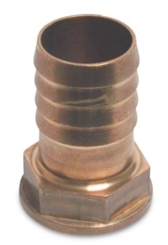 Slangpilaar messing 3 4 x20mm binnendraad