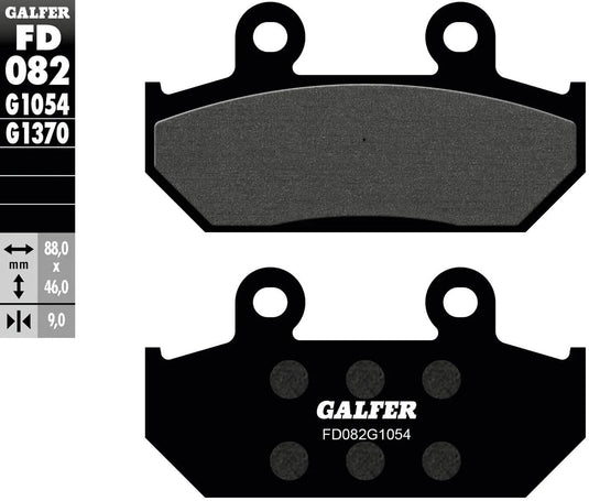 Galfer remblokken fd082 brake pad fd082 g1054 organic