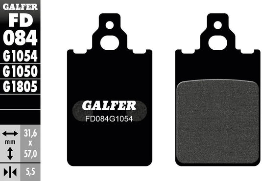 Galfer remblokken fd084 brake pad fd084 g1054 organic