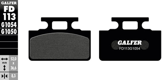 Galfer remblokken fd113 brake pad fd113 g1054 organic