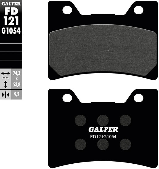 Galfer remblokken fd121 brake pad fd121 g1054 organic