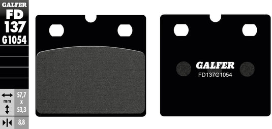Galfer remblokken fd137 brake pad fd137 g1054 organic