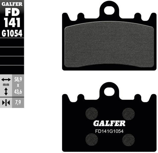 Galfer remblokken fd141 brake pad fd141 g1054 organic