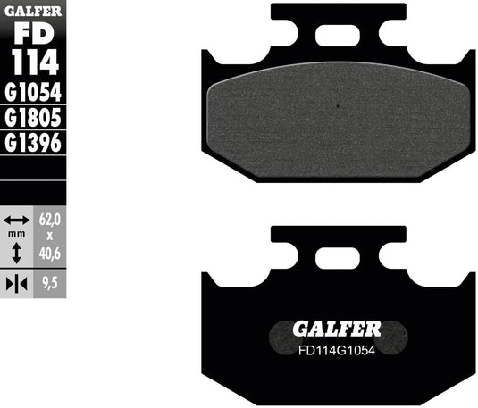 Galfer remblokken fd114 brake pad fd114 g1054 organic
