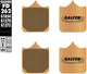 Galfer remblokken fd262 brake pad fd262 g1370 sint. metal street
