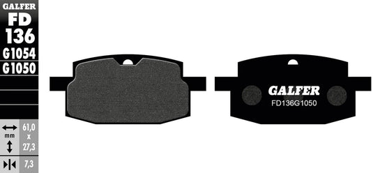 Galfer remblokken fd136 brake pad fd136 g1050
