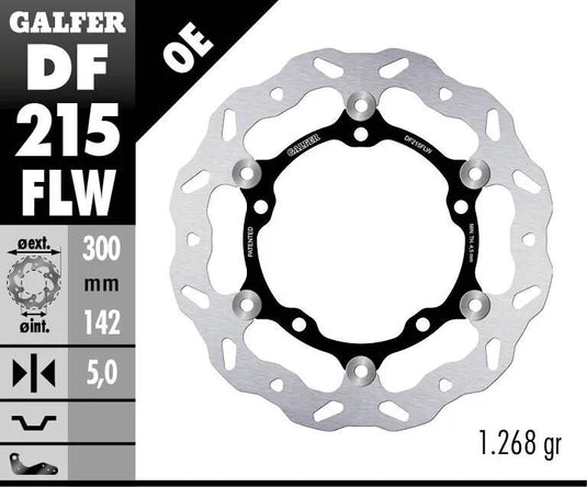 Galfer bremsscheibe df215 rotor brake rotors floating r90r