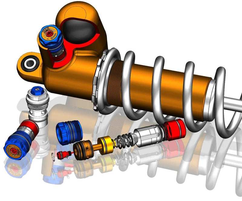 Afbeelding laden in galerijviewer, N10z stoßdämpferventil dynamic valve dynamic valve strut valve mx
