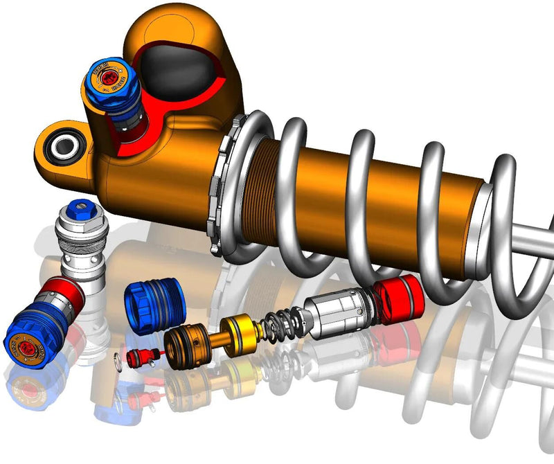 Afbeelding laden in galerijviewer, N10z stoßdämpferventil dynamic valve dynamic valve strut valve mx
