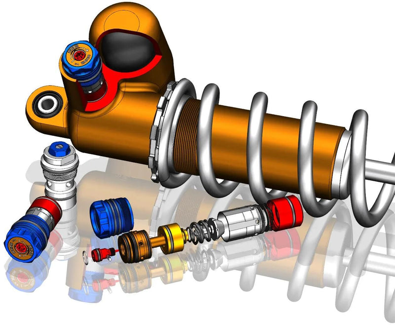 Afbeelding laden in galerijviewer, N10z stoßdämpferventil dynamic valve dynamic valve strut valve mx
