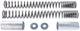 Wirth voorvork veerset fork spring set 3040 polished,cover 1257