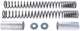 Wirth voorvork veerset fork spring set 3060 polished, sleeve 639