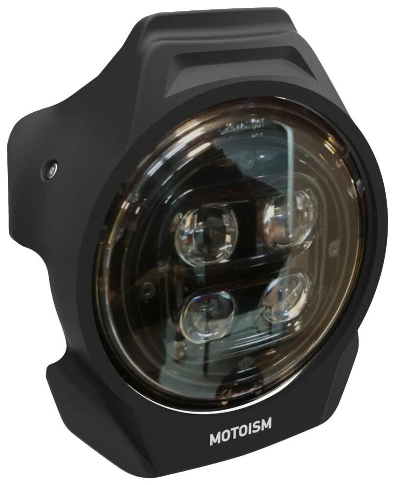 Afbeelding laden in galerijviewer, Motoism scheinwerfermaske the nightcrawler headlight mask mi honda cl500
