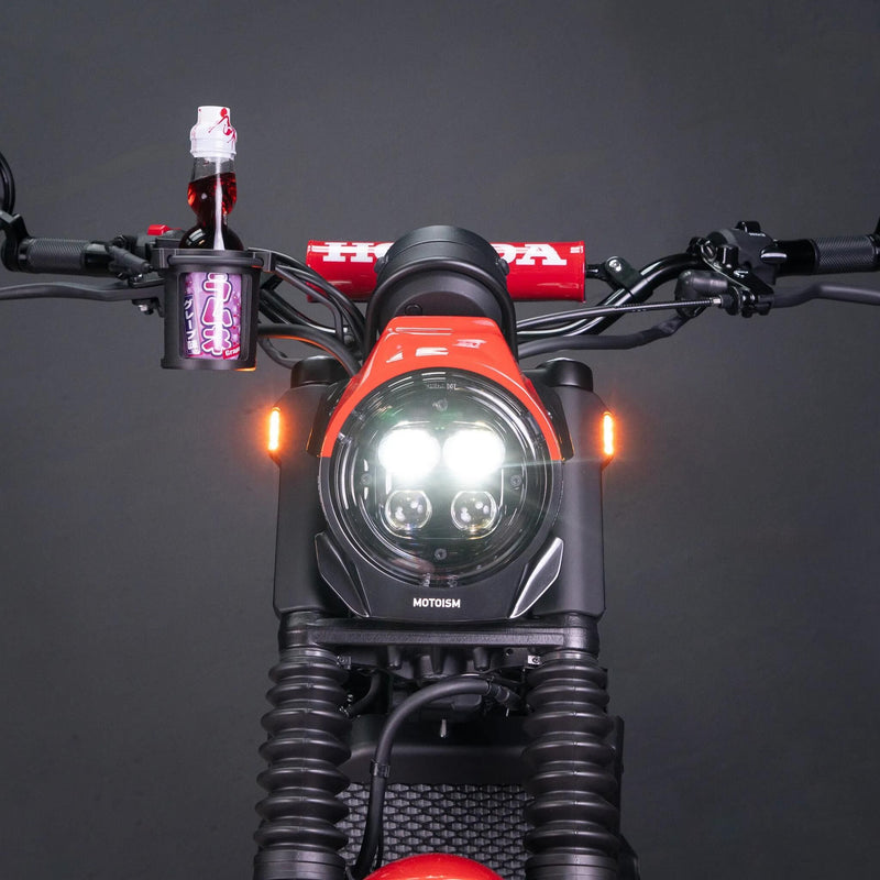 Afbeelding laden in galerijviewer, Motoism scheinwerfermaske the nightcrawler headlight mask mi honda cl500
